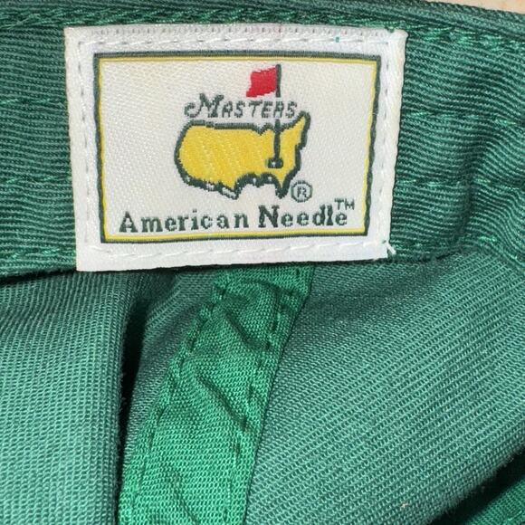 The Masters Hat Cap Adjustable Green American Needle Golf Augusta National - Picture 10 of 11